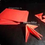 Объемное сердце: модульное оригами со схемой сборки и пошаговой инструкцией Модульное оригами сердце объемное со схемой